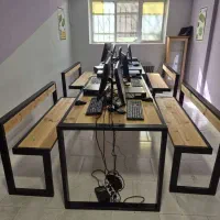 میز صندلی نیمکت مدرن