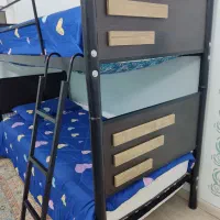 تخت دوطبقه MDF وفلز (ترکیبی)