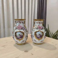 ظروف گل برجسته دکوری تزیینی چینی