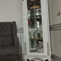 بوفه چوبی سفید در حد نو