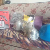 پیستوله رنگ، پیستوله قیر پاش ،کلاه ایمنی