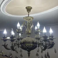 لوستر ۸ شعله/ با کیفیت/ در حد نو/ جفت