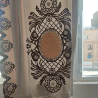 دوتا کنار پرده چپ و راست|پرده، رانر، رومیزی|اسدآباد, |دیوار