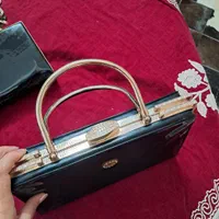 ساعت دیواری گل مصنوعی کیف مجلسی|گل مصنوعی|قوچان, |دیوار