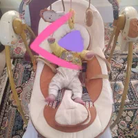 گهواره برقی سه حرکته،موزیک دار،مموری خور