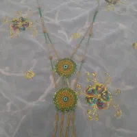 بندسوزن ترکیب الماس نما ومونجوق مناسب لباس محلی