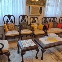 مبلمان 10 نفره و میز نهارخوری 8 نفره