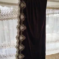 پرده و والن پرده مخمل درجه یک/قیمت توافقی|پرده، رانر، رومیزی|صومعهسرا, |دیوار