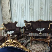 یک دست مبل استیل نو تمیز
