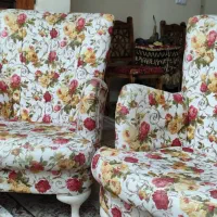 مبل و میز ناهار خوری و ویترین و...