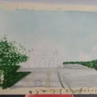 تابلوی فروشی رنگ روغن و سیاه قلم|تابلو، نقاشی، عکس|بیرجند, |دیوار