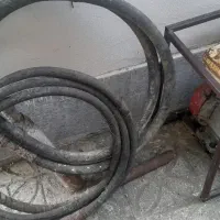 ویبراتور بتن به همراه دو عدد شیلنگ
