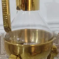 قوری وارمردار طلایی