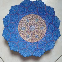 بشقاب میناکاری، عرض ۲۵ سانت، نو