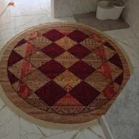 قالیچه دایره نو چند ماهه خریدم