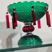 ظروف بلوری کریستال لاستر رنگی شب چله یلدایی لاستر|صنایع دستی و سایر لوازم تزئینی|تهران, بهارستان|دیوار