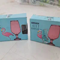 لیوان و جام رنگی