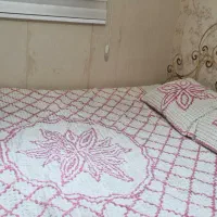 تخت فرفوژه دو نفره همراه تشک طبی|تخت و سرویس خواب|رشت, کاکتوس|دیوار