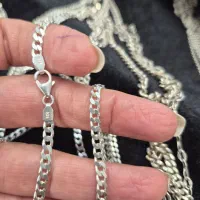 زنجیر نقره کارتیر ۹۲۵ و دستنبد ۲۰ گرم