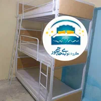 تخت خواب دو طبقه(تختخواب۲دوطبقه)سه طبقه(سه نفر)اهو|تخت و سرویس خواب|مشهد, حسین‌آباد|دیوار