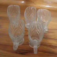 پنج تا جای سوسی شیشه کریستال نو|ظروف سرو و پذیرایی|نورآباد, |دیوار