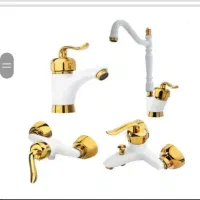 شیرآلات طلایی دسته بامبو