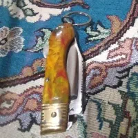 چاقو سفارشی دسته کهربا