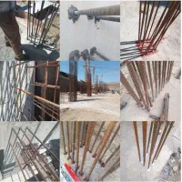 کاشت میلگرد کاشت بولت در بتن با چسب