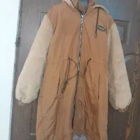 دوعدد کاپشن چرم زنانه ومردانه