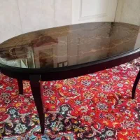 میز جلو مبلی چوبی معرق
