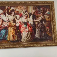 تابلو فرش کاشان تراکم بالا