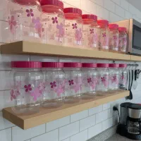 بانکه پلاستیکی گلدار یک کیلویی