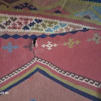 جاجیم وگلیم دست بافت خیلی خیلی قدیمی عتیقه|گلیم، جاجیم، گبه|رباط‌کریم, رباط‌کریم|دیوار