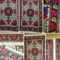 دوتخته قالیچه گل سرخ بیجار معروف  فرش آهنین بیجار|فرش|تهران, جمال‌زاده|دیوار