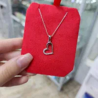 پلاک زنجیر طرح قلبی نقره اصلی|بدلیجات|کرمانشاه, |دیوار