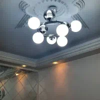 لوستر حبابی ۹ شاخه یک جفت|لوستر و چراغ آویز|نسیم‌شهر, |دیوار