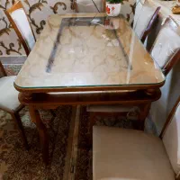 میز ناهار خوری ۶ نفره چوب|میز و صندلی غذاخوری|مشهد, هفده شهریور|دیوار