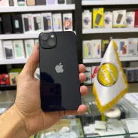 آیفون 13 دو سیمکارت مشکی 128 باتری 77 فابریک