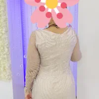 لباس مجلسی منجوق دوزی شده