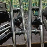 ۳عدد استپ شیشه سوکریت و۴عدد دسته ولولا|ابزارآلات|رشت, سلیمانداراب|دیوار