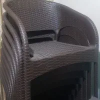 دوعدد میز و ۱۰ عدد صندلی باغی