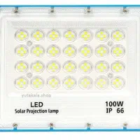 پروژکتور خورشیدی ریموت دار مدل E025 ظرفیت 100w|لامپ و چراغ|رشت, چله خانه|دیوار