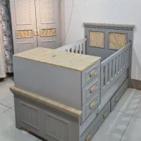 سرویس خواب نوزادی دوتیکه مدل پینات|تخت و صندلی بچه|تهران, یافت‌آباد|دیوار