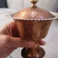 قندان مسی و جا خلالی چند چیز دیگه|صنایع دستی و سایر لوازم تزئینی|محمدیه-قزوین, |دیوار