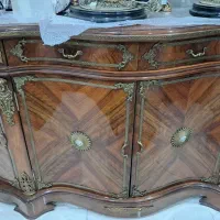 دوعدد کنسول چوب،آنتیک درحد نونو|بوفه، ویترین، کنسول|مشکیندشت, |دیوار