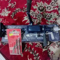 دریل قدیمی با مته های کامل