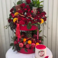 باکس گل چوبی|گل و گیاه طبیعی|محمدیه-قزوین, |دیوار