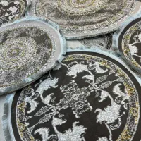 فرش ۱در۱ متر دایره طرح ۷۰۰.     عمده خرده|فرش|تبریز, |دیوار