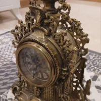 ساعت رومیزی دکوری برنج