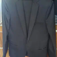 کت شلوار اداری رنگ سورمه سیر نو تن نخورده